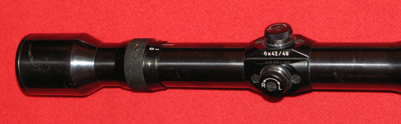 ZF / Zielfernrohr / Stahlglas, ein Schmidt & Bender 6 x 42 mit dem Absehen 1 / Fehler – Bild 4