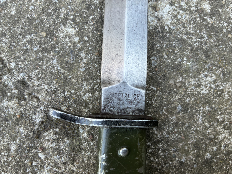 *** Ersatzbajonett, Offiziersbajonett, Seitengewehr, Sturmmesser. Grabendolch Demag*** – Bild 3