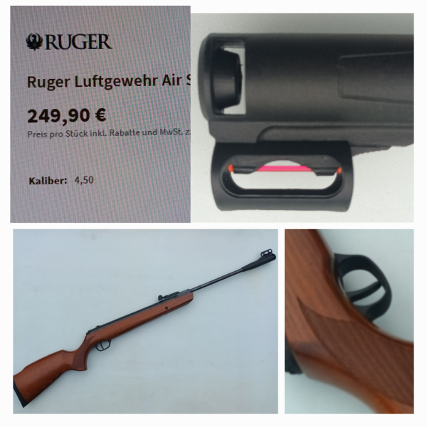 LUFTGEWEHR __ Ruger Air Scout Rancher __ Kal. 4,5 mm (.177) ___ Neu Preis 249,- EUR – Bild 4