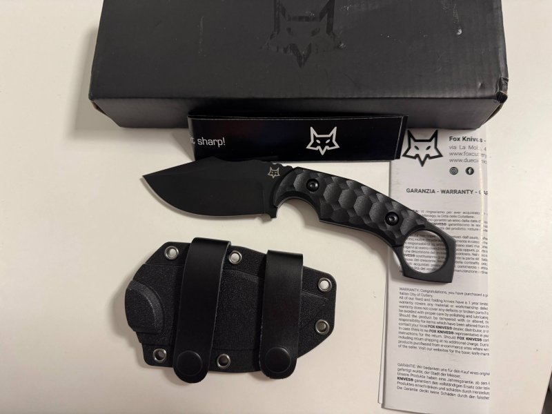 Fox Knives Monkey Thumper FX-633 Niolox G10 Veff Design – NEU in OVP⁠ – Bild 1