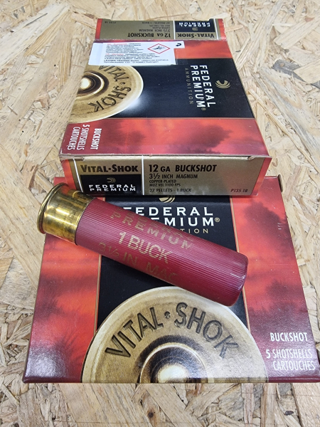 .12/89 Magnum Federal Buckshot 1 Buck 5 stk. Angebot!! #P135 1B# – Bild 1