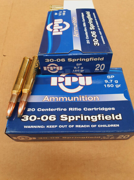 .30-06/150 grs. Teilmantel PPU 20 stk. A-062 # – Bild 1