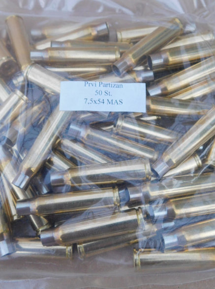 7,5x54 MAS French PPU Hülsen 50 Stk. C-691 # – Bild 1