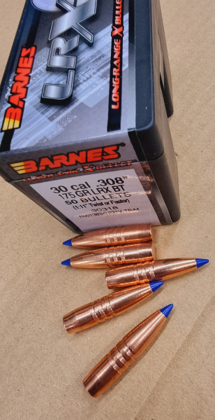 .30-.308/175grs Barnes LRX BT No.30318 bleifreie Geschosse 50 Stk. – Bild 1