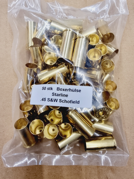 .45 S&W Schofield Boxer-Hülsen Starline 50 Stk. No. 031 # – Bild 1