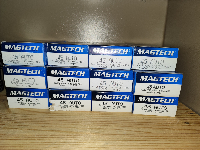 12 x Magtech .45 ACP (45B) SWC – Bild 1