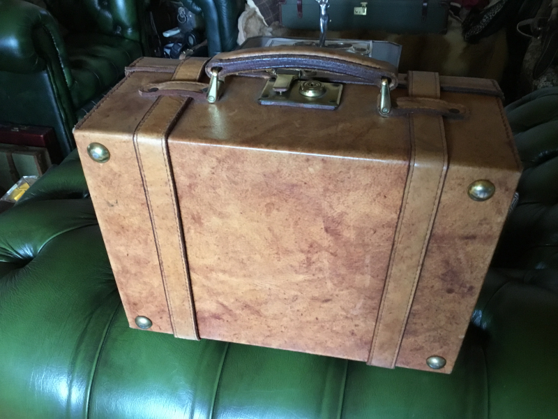 Munitionskoffer Patronenkoffer Leder – Bild 3