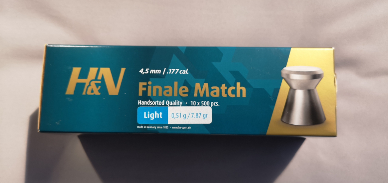 H&N Finale Match Light 4,5mm Diabolos – Bild 1