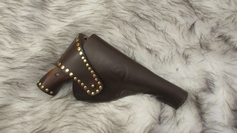 REMINGTON ROLLINGBLOCK PISTOLE REPLICA DEKO MIT HOLSTER MOUNTAIN MEN / INDIANER – Bild 3