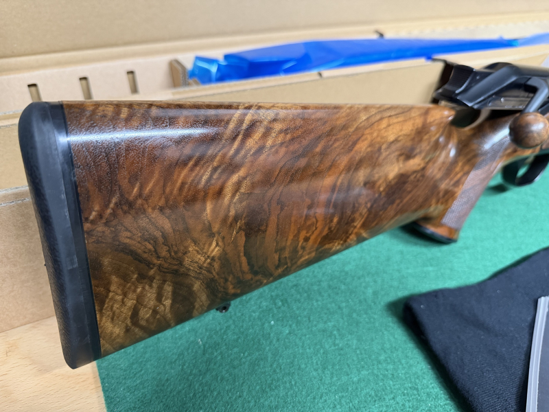 Blaser R8 Attaché .308 Win kannelierter Lauf HK8 Goldfarbene Kammer und Abzug – Bild 4
