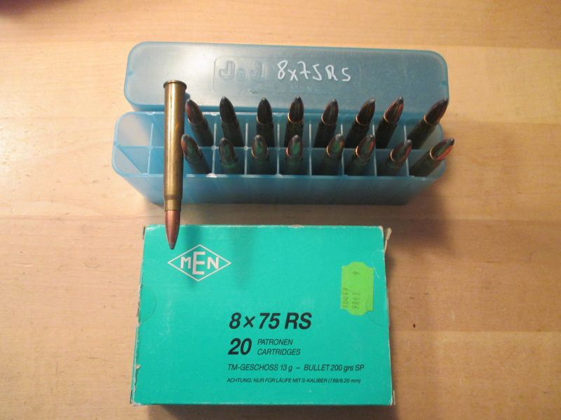 37 Patronen MEN 8x75 RS – Bild 1