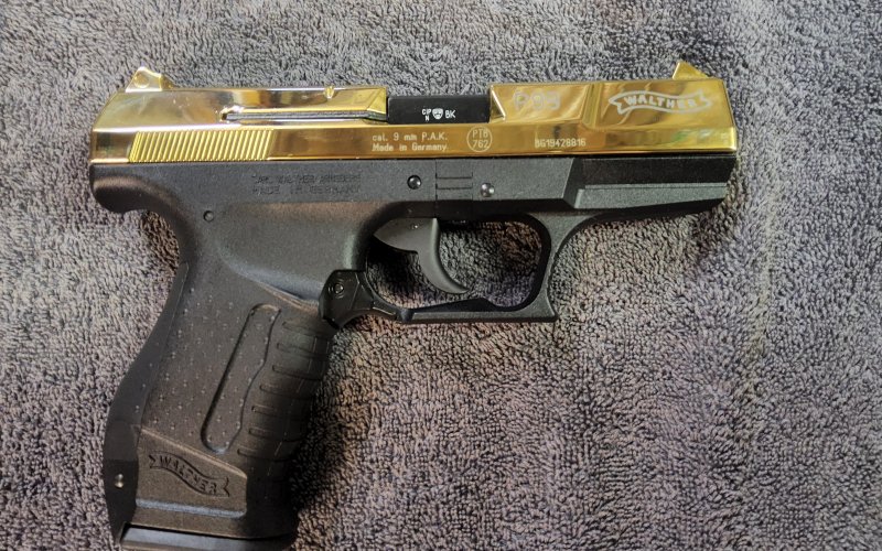 Walther P99 24 Karat Gold LTD. Edition 9mm Pak Sammlerstück – Bild 2