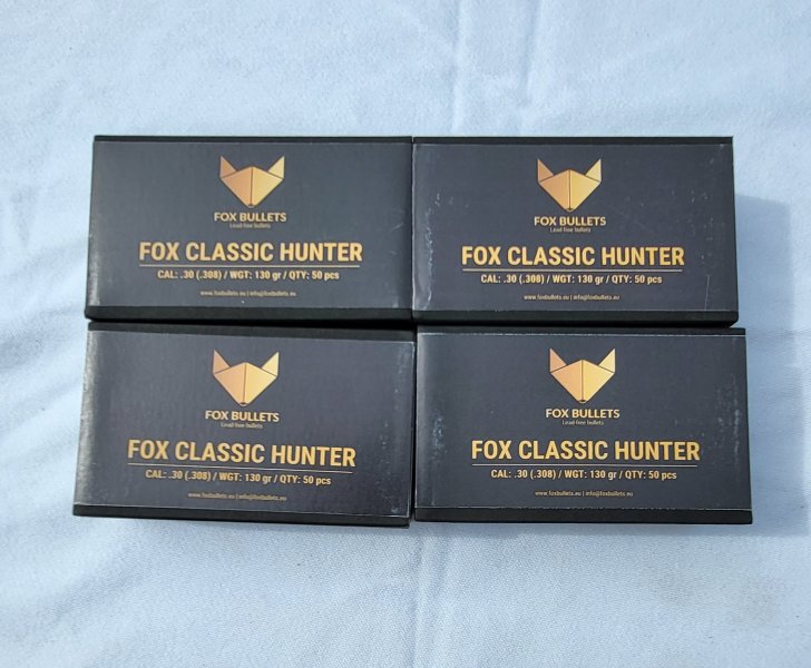200 Fox Classic Hunter Geschosse .30 130gr – Bild 1