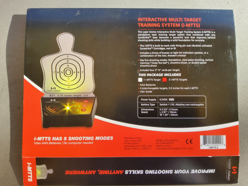 LASER AMMO Interaktive Lasertrainingsziele i-MTTS 3er Pack – Bild 3