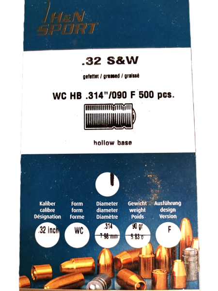 500 Geschosse in .32 sw – Bild 2
