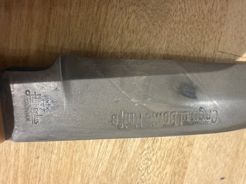BOWIE KNIFE HUBERTUS SOLINGEN VINTAGE – Bild 4