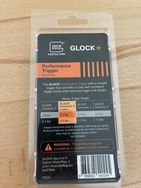 Glock Performance Trigger 9x19 – Bild 4
