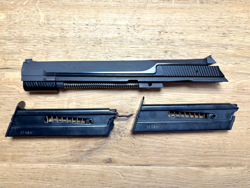 Sportpistole SIG - Hämmerli P240 Kal.38 Special Wadcutter mit WS.32 S&W Long Wadcutter & .22 LR – Bild 5