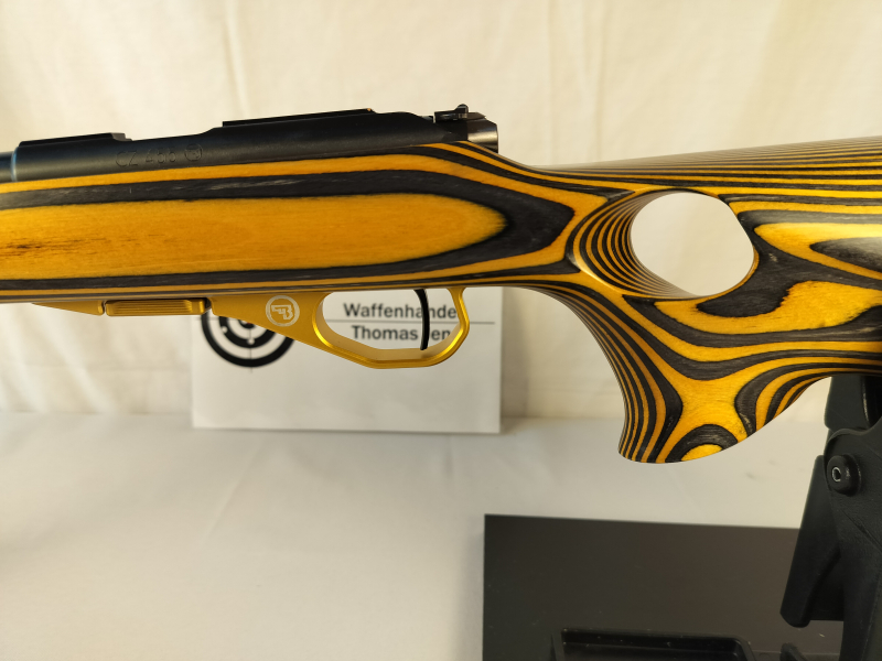 CZ 455 Varmint Thumbhole Yellow in .22lr – Bild 2