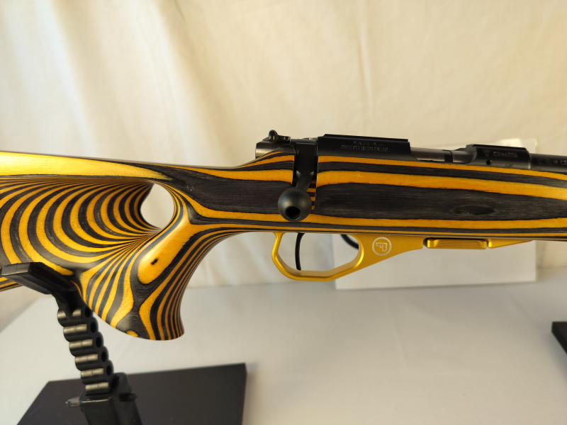 CZ 455 Varmint Thumbhole Yellow in .22lr – Bild 3