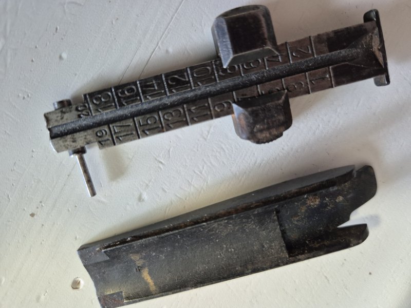 K98 Visier, Visierfeder, Visierdrücker, Kurvenstück – Bild 1