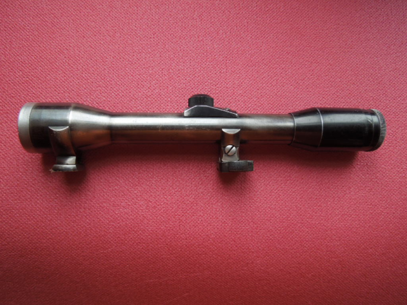 Vintage B.NICKEL "SUPRA" 4 X 36 Abs. # 1 + SEM f. MAUSER K98 Tubus 26mm aus STAHL! made in GERMANY – Bild 2