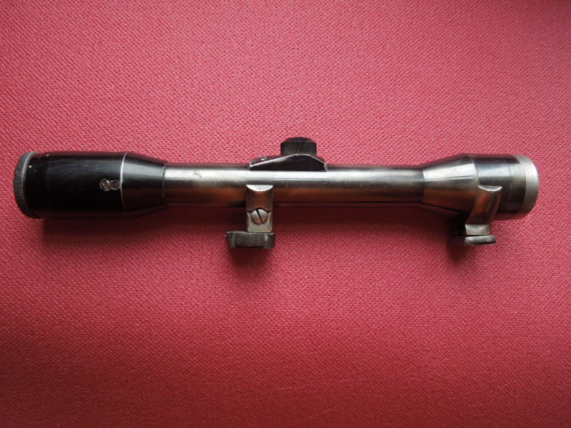 Vintage B.NICKEL "SUPRA" 4 X 36 Abs. # 1 + SEM f. MAUSER K98 Tubus 26mm aus STAHL! made in GERMANY – Bild 1