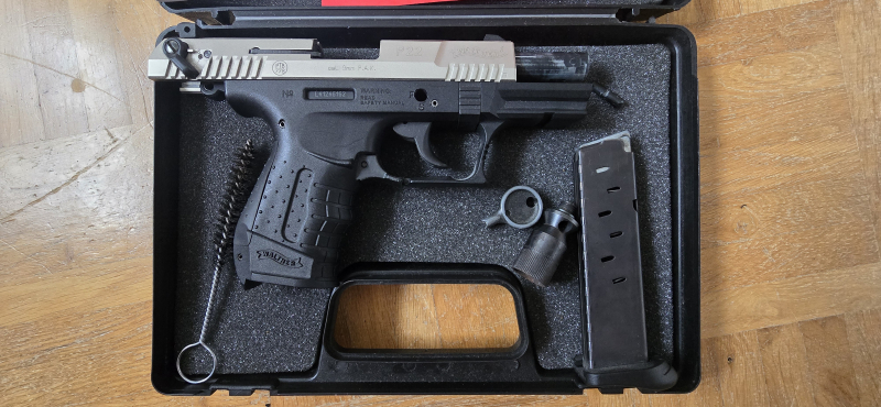 Walther P22 Schreckschusspistole 9mm P.A.K. PTB [PTB-778] OVP – Bild 3