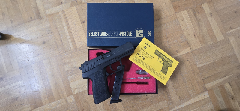 Röhm RG 96 Schreckschusspistole 9mm P.A.K. PTB [PTB-699] OVP – Bild 3