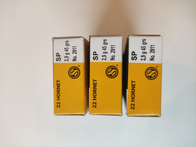 Sellier & Bellot .22 Hornet Teilmantel & Vollmantel – Bild 2