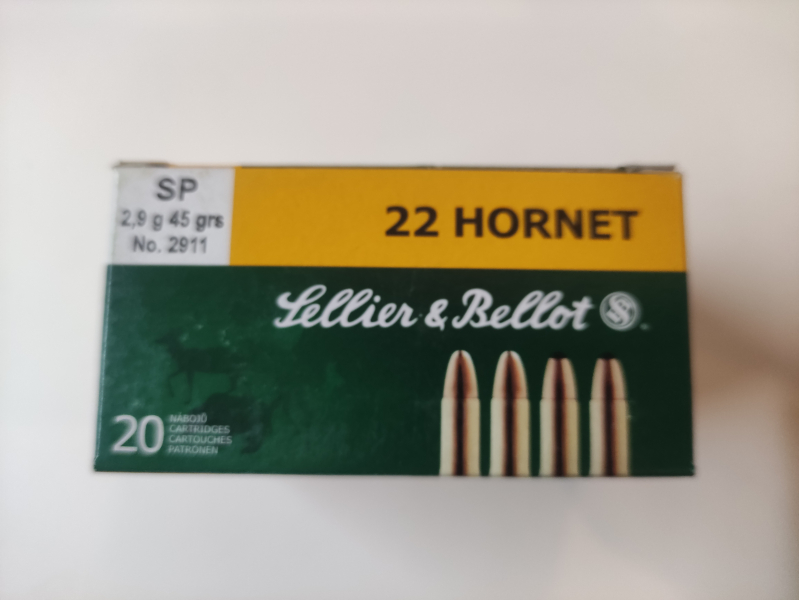 Sellier & Bellot .22 Hornet Teilmantel & Vollmantel – Bild 1