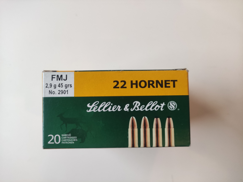 Sellier & Bellot .22 Hornet Teilmantel & Vollmantel – Bild 3