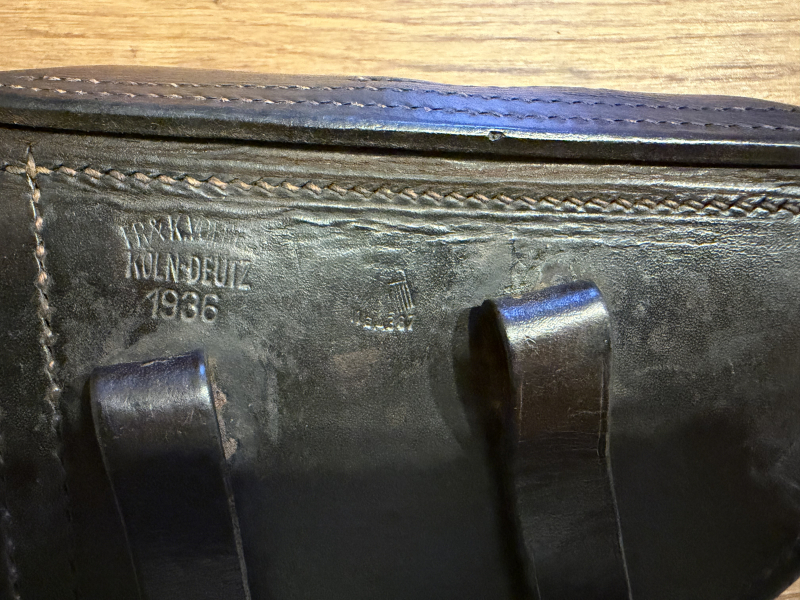 Pistolentasche / Holster für Pistole 08 Luger bzw. Parabellum – Bild 3