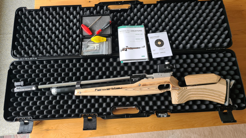 Feinwerkbau Luftgewehr Modell 800 Universal, neu und ungeschossen. – Bild 4