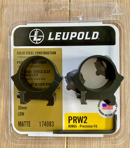 Leupold PRW 2 Montage Ringe 30mm LOW Weaver / Picatinny (Blaser, Sauer, EAW, Zeiss, Meopta, Swaro, – Bild 1
