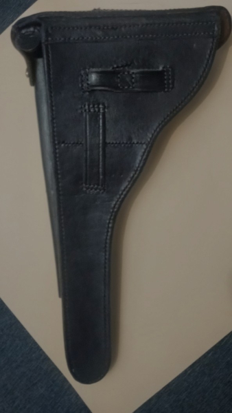 Holster p08 lang für Anschlagbrett und Magazintasche inkl. Reinigungsstab – Bild 2