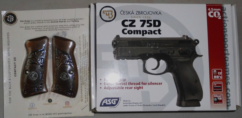 CZ 75 D Compact 4,5 mm Stahl BB mit Zubehör – Bild 2
