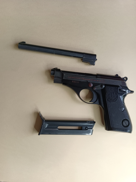 Pistole Beretta 70 (71? / 74?) mit 6 Zoll Wechsellauf – Bild 1