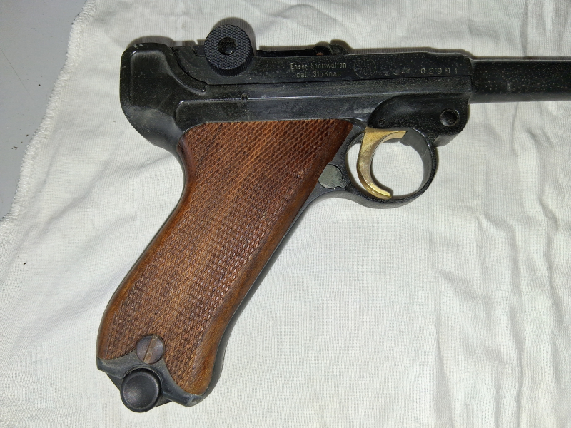 IWG Marine 04-Nachbau Luger P04 Kaiserliche Marine-cal. .315 Knall- PTB 701- Komplettset mit Holster – Bild 5