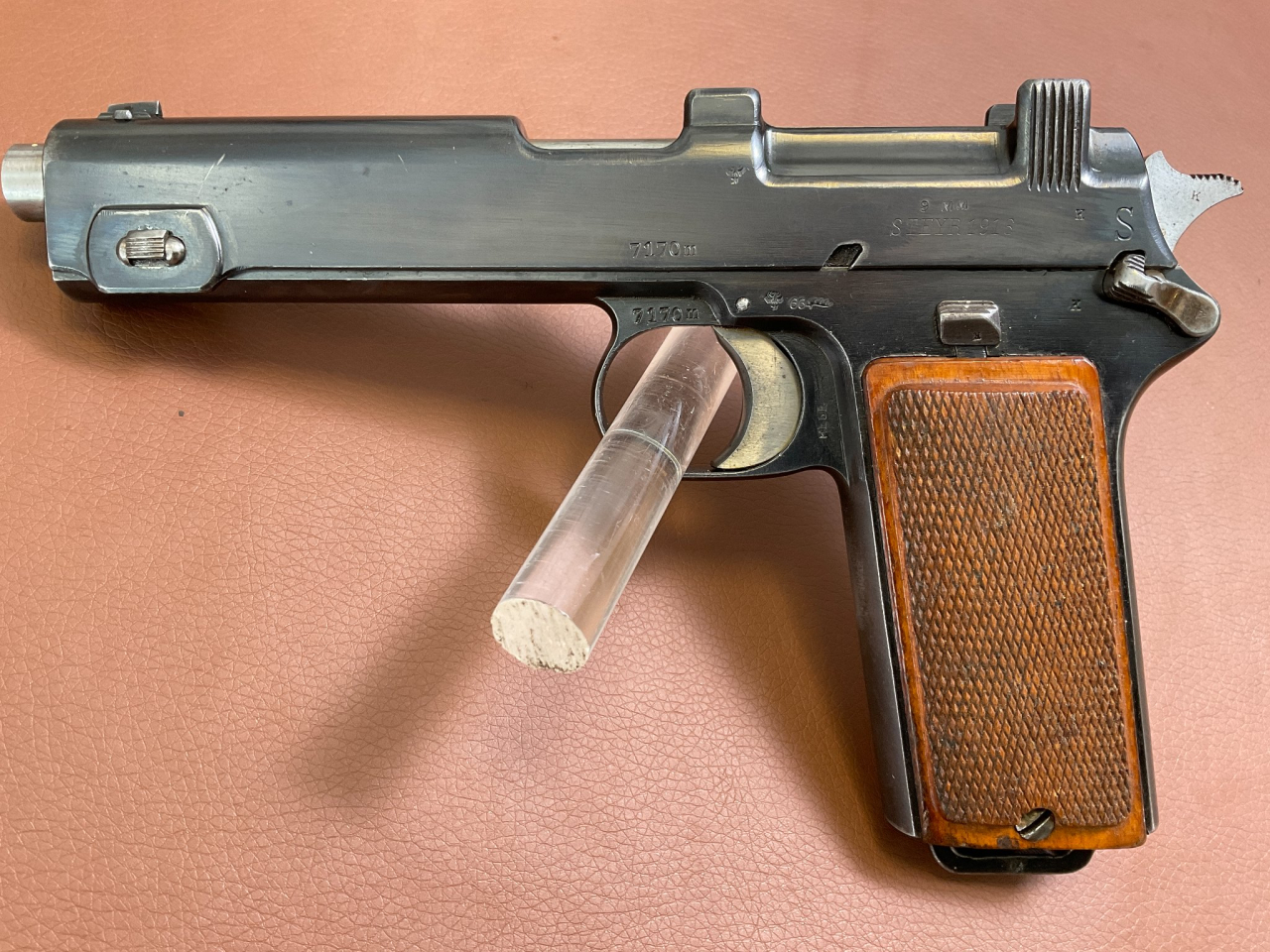 Pistole Steyr M1912 im Kaliber 9 mm Steyr,  9×21mm SNR 7170m – slika 1