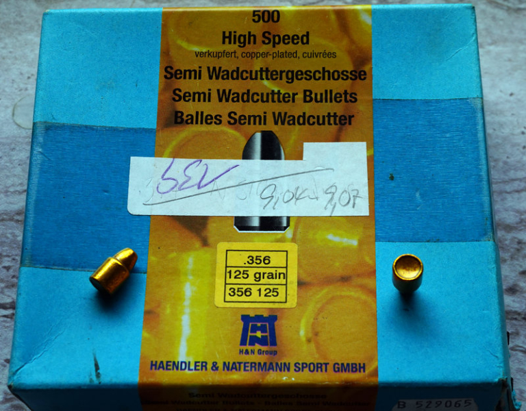 H&N Kaliber .356 - 9mm 125 Grain SWC 139 Stück – Bild 1
