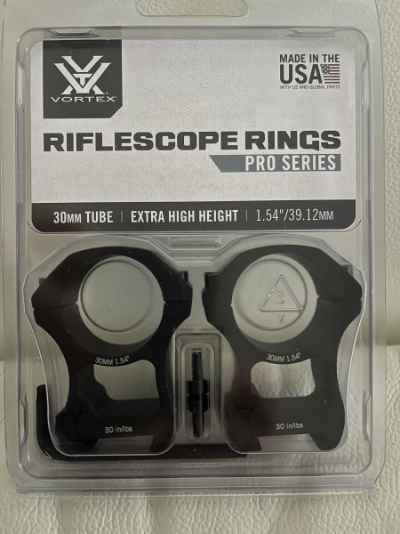 Vortex Pro Series 30mm PR30 XH Picatinny Montageringe in OVP – Bild 1