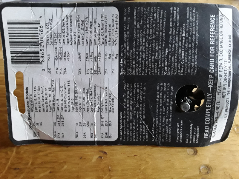 HKS Speedloader für S&W .357 Mag – Bild 2