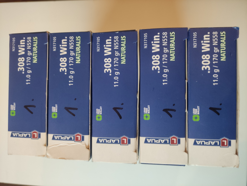 Lapua .308 Naturalis 11g/170grs – Bild 2