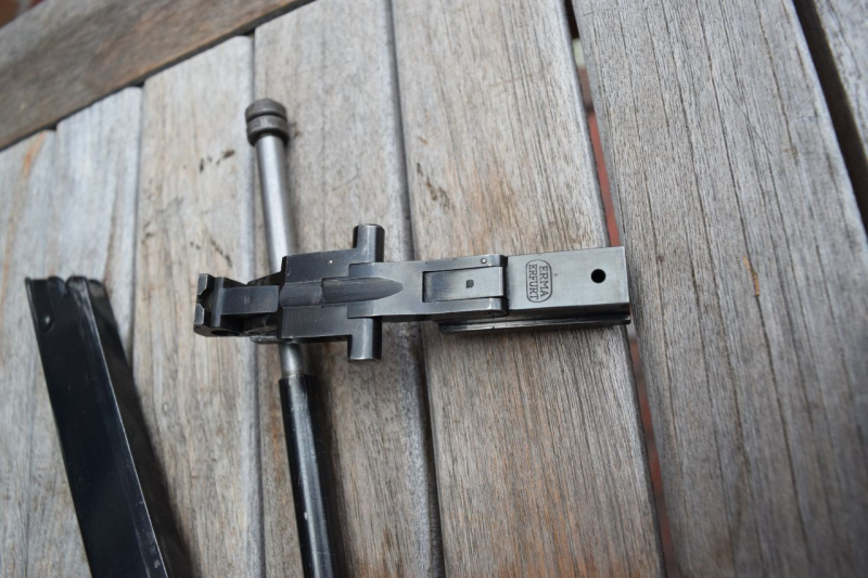 P08 ERMA Einstecksystem für P08 .22 lfB WaA Wehrmacht Polizei Sammlerwaffe – Bild 4