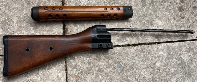 Heckler Koch HK G3 HK41 MKE MP5 Schaftsatz Holz Handschutz +Hinterschaft – Bild 2