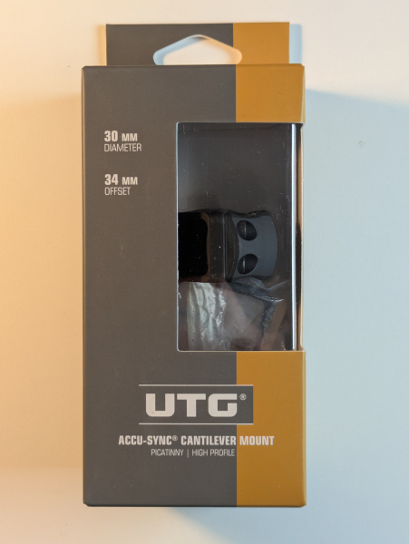 UTG Accu-Sync Picatinny High-Profile Montage 30mm Durchmesser 34mm Offset - OVP – Bild 1