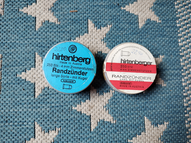 500 Hirtenberger Randzünder 4mm lang, mit Kugel – Bild 1