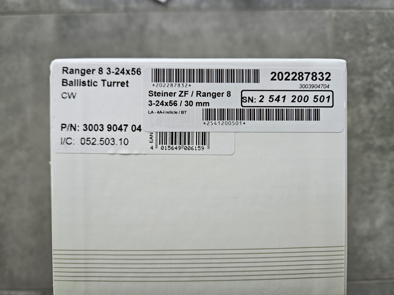 Zielfernrohr Steiner Ranger 8 3-24x56 BT – Bild 2