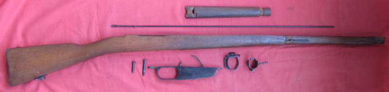 Gewehrschaft & freie Metallteile –Carcano Mod. 91/41, cal. 6,5x52 – Bild 1